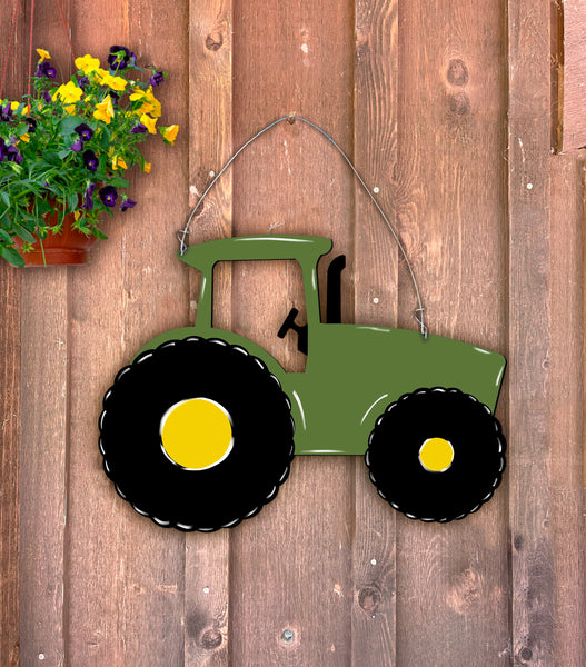 Tractor Door Hanger and Yard Stakes 16"x22" More Colors Available