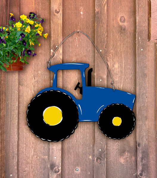 Tractor Door Hanger and Yard Stakes 16"x22" More Colors Available