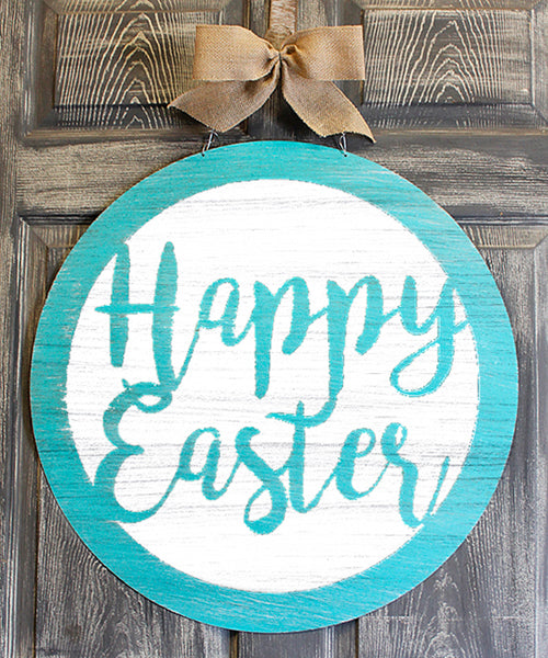 Happy Easter door hanger 22"