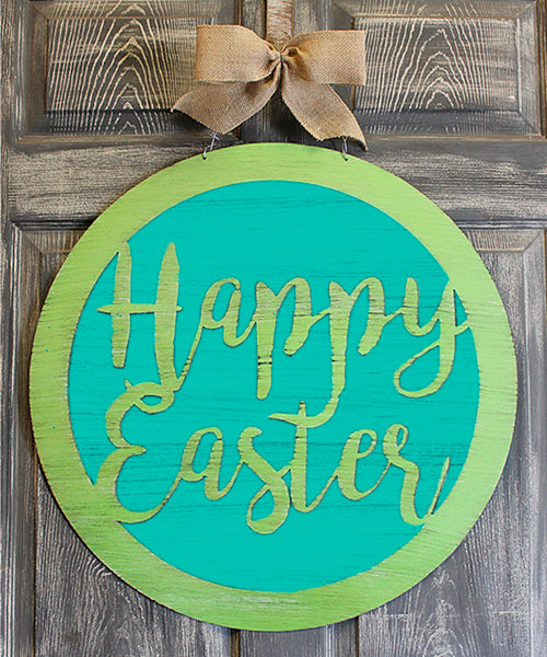 Happy Easter door hanger 22"