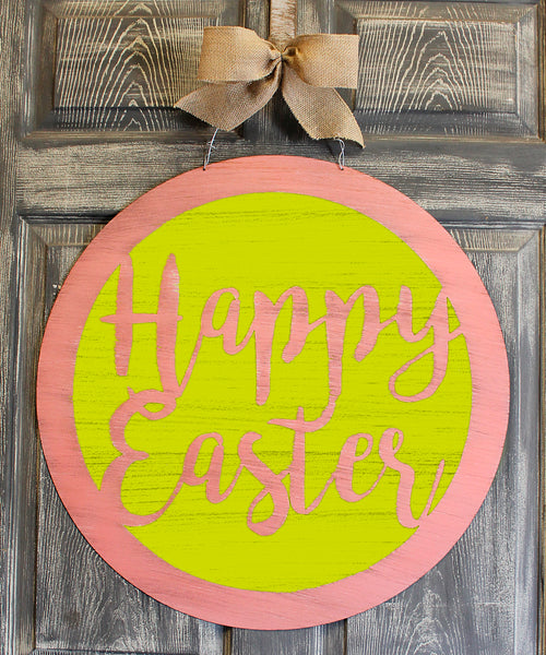 Happy Easter door hanger 22"