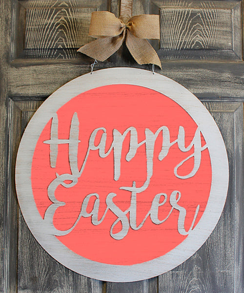 Happy Easter door hanger 22"