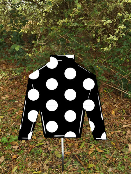 10" Jockey Silks Yard Stake More Colors Available