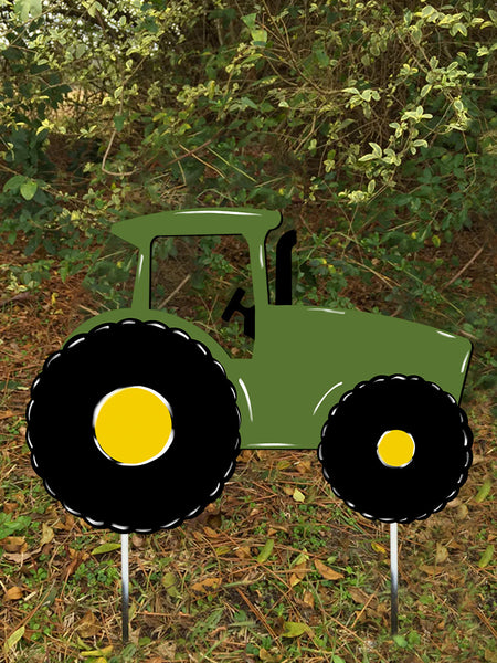 Tractor Door Hanger and Yard Stakes 16"x22" More Colors Available