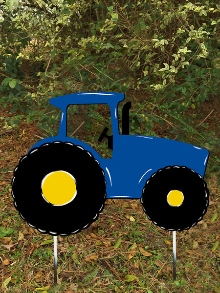 Tractor Door Hanger and Yard Stakes 16"x22" More Colors Available